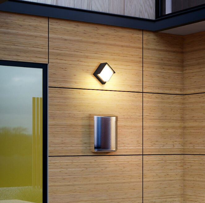 Lampada da parete a LED impermeabile per esterno IP54 da giardino con portico da patio 10W 3000K, 13cm Round Shape, 13cm Square Shape, 16cm Round Shape, 16cm Square Shape
