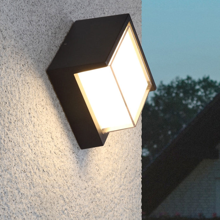 Lampada da parete a LED impermeabile per esterno IP54 da giardino con portico da patio 10W 3000K, 13cm Round Shape, 13cm Square Shape, 16cm Round Shape, 16cm Square Shape