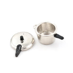 Casa delle bambole Mini cucina pentola a pressione Strumenti di cottura Giocattoli educativi per bambini, Pressure Cooker