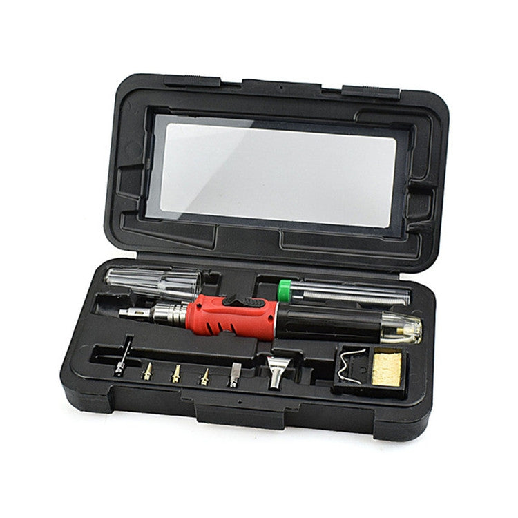 Set di strumenti per saldatore a gas multifunzionale HS-1115K 10 in 1