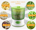 Creatore intelligente di germogli di soia Aggiornamento domestico Termostato di grande capacità Macchina automatica per la coltivazione di semi verdi, Intelligent Bean Sprouts Maker