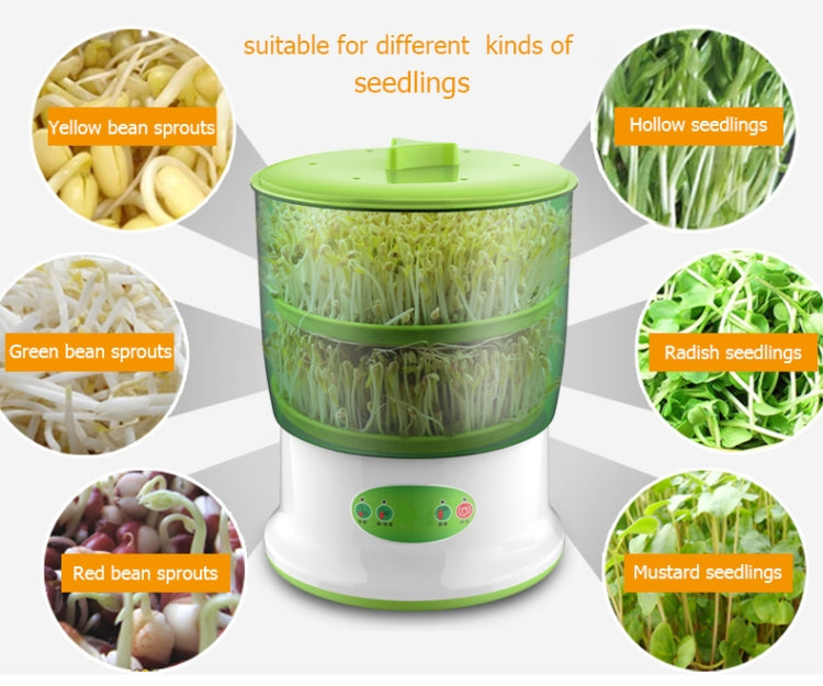 Creatore intelligente di germogli di soia Aggiornamento domestico Termostato di grande capacità Macchina automatica per la coltivazione di semi verdi, Intelligent Bean Sprouts Maker