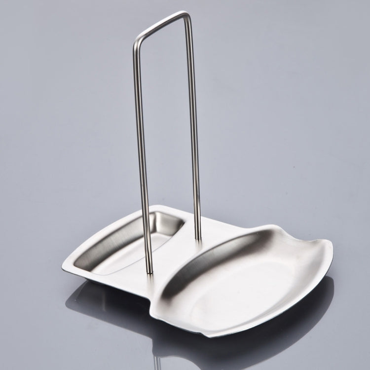Supporto per cucchiaio e coperchio in acciaio inox