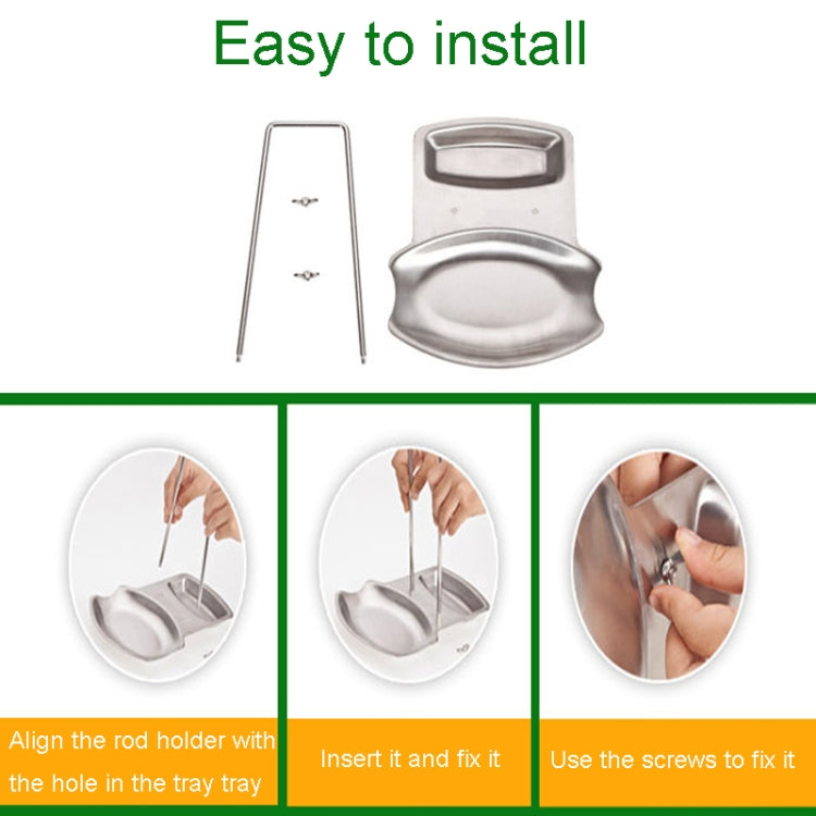 Accessori per la cucina di casa, supporto per cucchiaio, coperchio per coperchio per pentola in acciaio inossidabile