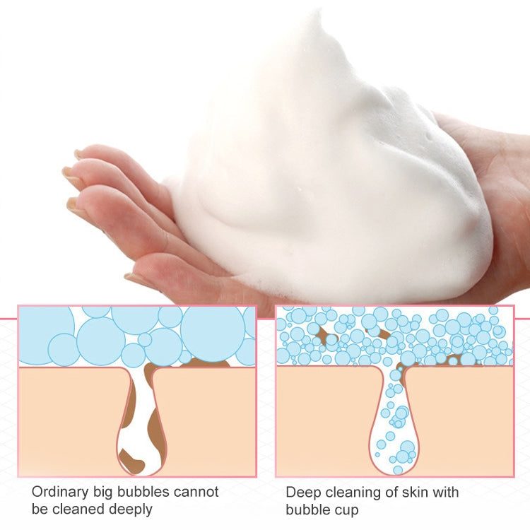 Bottiglia per schiumatore detergente per il viso da 2 pezzi