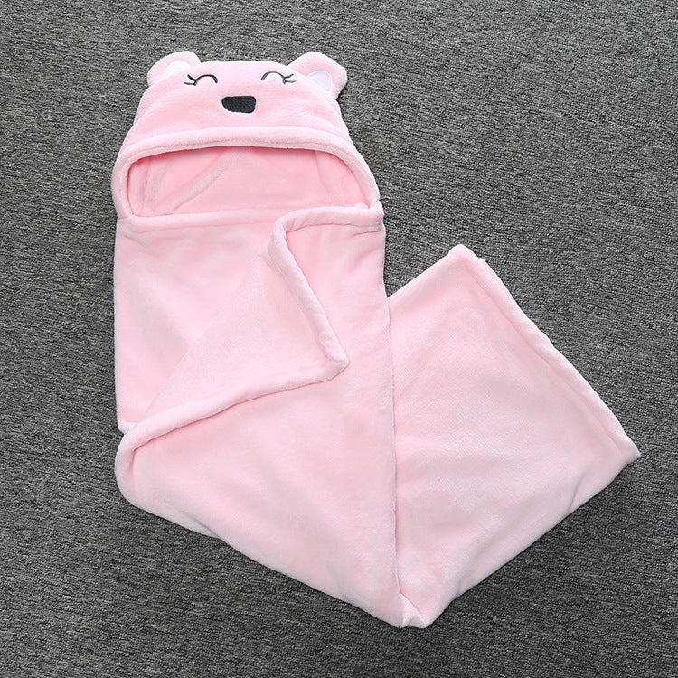 Simpatici animali dei cartoni animati per neonati, coperta per bambini, accappatoio con cappuccio, asciugamano da bagno per bambini