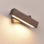 Semplice lampada da parete girevole per camera da letto sul comodino. Luce notturna calda, 21cm, 31cm