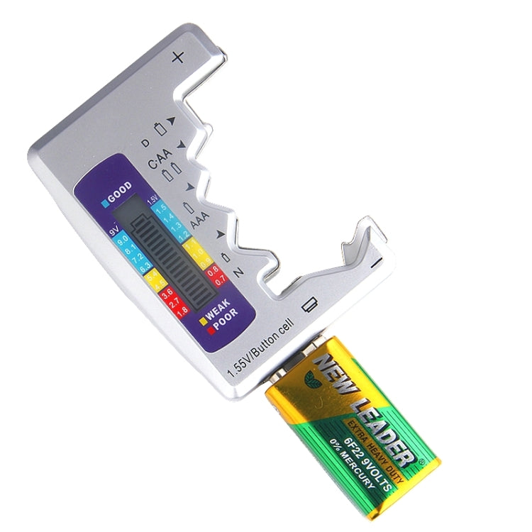 Tester batteria Rilevatore carburante batteria per misuratore di tensione digitale C / D / N / 9 V / AA / AAA / 1,5 V