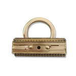 Chiusura per naso toro grande per borsetta da 10 pezzi, Big Bull Nose Lock