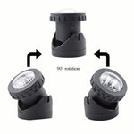 Faretto solare LED esterni IP65 6 LED luce bianca