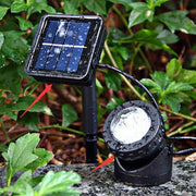 Faretto solare LED per esterni IP65 6 LED bianco