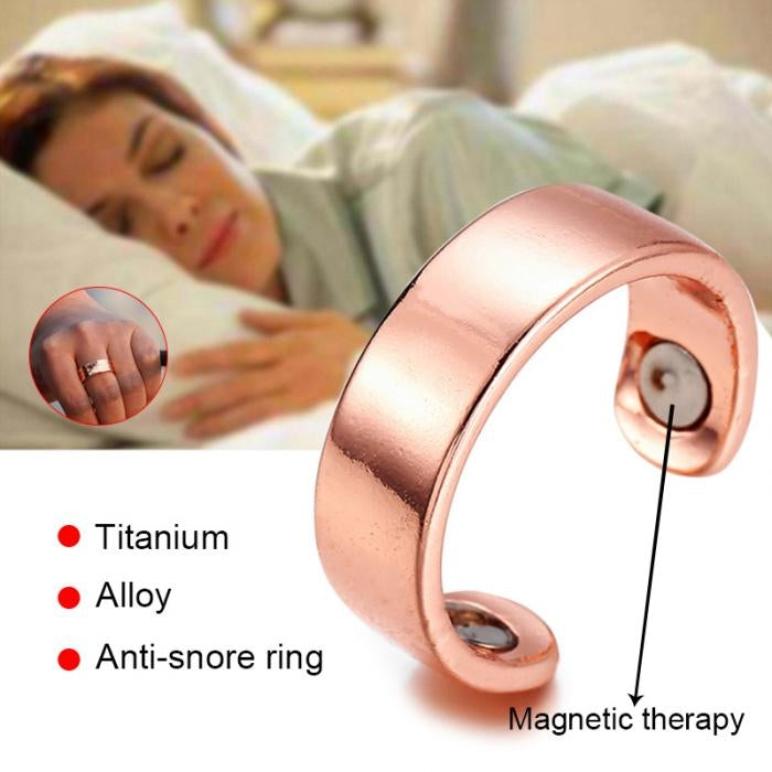 Dispositivo per dormire con digitopressione, trattamento con anello antirussamento, riflessologia plantare, antiapnea russante