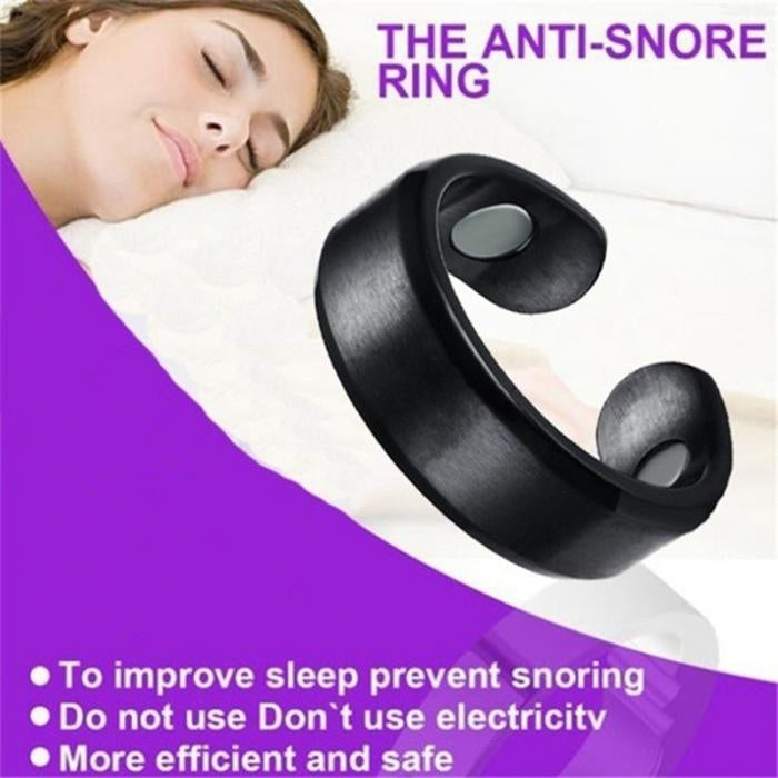 Dispositivo per dormire con digitopressione, trattamento con anello antirussamento, riflessologia plantare, antiapnea russante