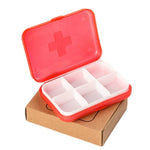 Organizer medico portatile per vitamine da 2 pezzi Mini 6 slot