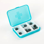 Organizer medico portatile per vitamine da 2 pezzi Mini 6 slot