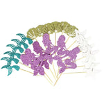 24 pezzi/1 set di carte inserite per decorare cupcakes con principesse sirene, Cupcakes Inserted Card