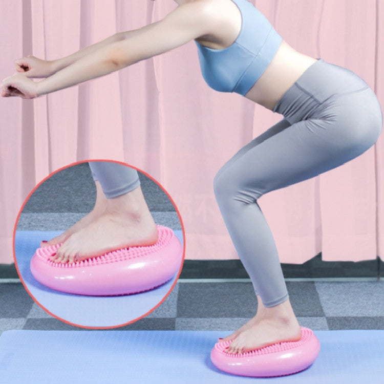 Cuscino speciale per equilibrio massaggio yoga spesso antideflagrante, diametro: 33 cm, 33cm Purple, 33cm Pink, 33cm Blue