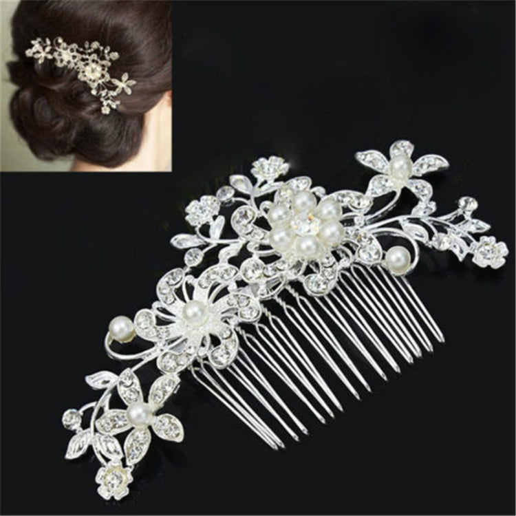 3 fermagli per capelli da sposa, fermagli per capelli con perle di cristallo romantiche, diadema con strass, fermagli per capelli con corona nuziale, pettine per capelli da sposa