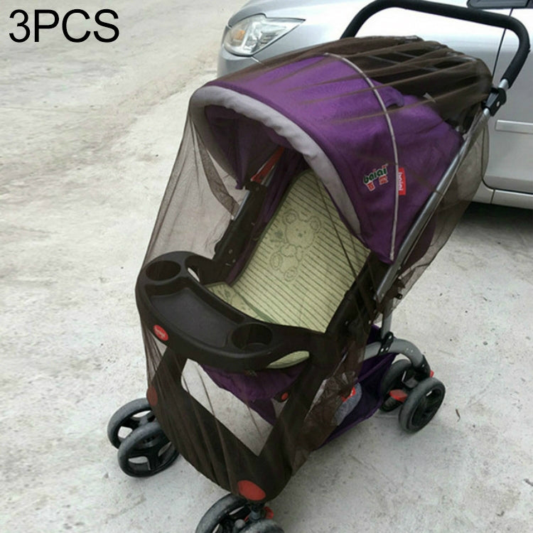 3 PZ 150 cm Passeggino per zanzare Insetti Scudo Netto Sicuro per neonati Protezione Mesh Passeggino Accessori Zanzariera