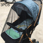 3 PZ 150 cm Passeggino per zanzare Insetti Scudo Netto Sicuro per neonati Protezione Mesh Passeggino Accessori Zanzariera