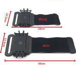 Braccio rotante con porta cellulare Borsa da braccio per attrezzatura sportiva Staffa creativa per cellulare per fitness da corsa all'aperto, Wrist, Arm