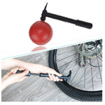 Mini pompa da basket portatile con pompa d'aria portatile da equitazione Dead Fly da 3 pezzi, Only Pump, With Clip, With Gas Needle, With Gas Nozzle