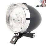 2 luci di avvertimento di sicurezza per guida notturna per fari per bicicletta retrò a 3 LED