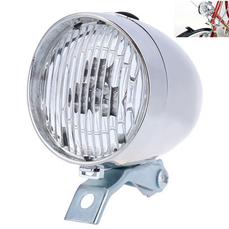2 luci di avvertimento di sicurezza per guida notturna per fari per bicicletta retrò a 3 LED