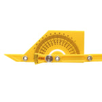 Strumento modello Goniometro Strumento braccio di misurazione Righello Righello per la lavorazione del legno da 180 gradi, 180 Degree Ruler