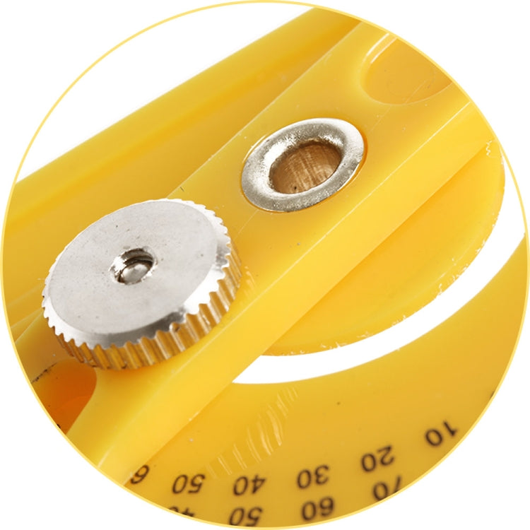 Strumento modello Goniometro Strumento braccio di misurazione Righello Righello per la lavorazione del legno da 180 gradi, 180 Degree Ruler