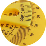 Strumento modello Goniometro Strumento braccio di misurazione Righello Righello per la lavorazione del legno da 180 gradi, 180 Degree Ruler