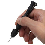 Mini trapano manuale 11 In1 con trapano in plastica per punzonatura Wenwan in noce, 11 In 1 / Set
