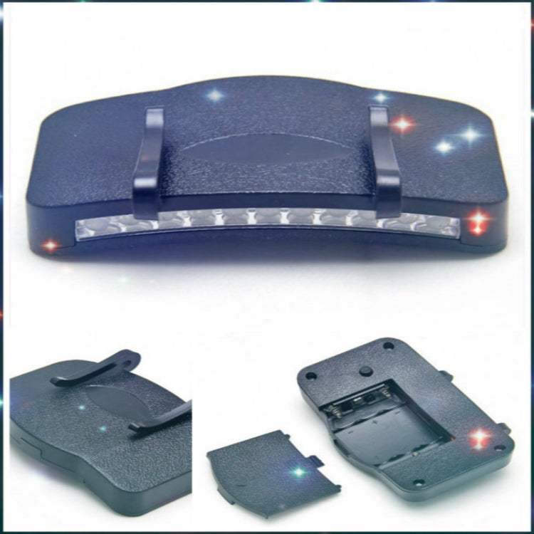 11 LED Clip On Cap Light Torcia bianca Camping Clip-On Cap/Cappello Lampada da ciclismo Escursionismo Camping Cap Light