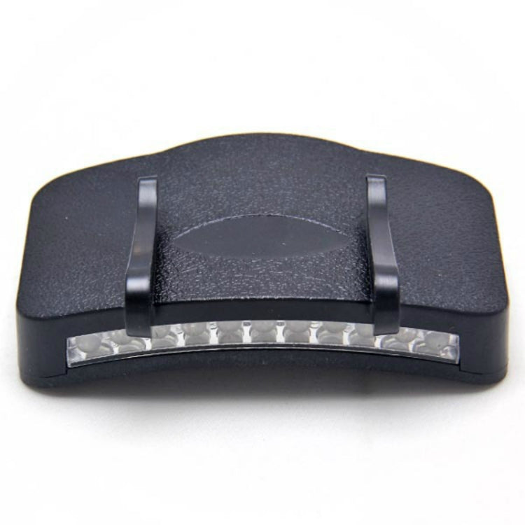 11 LED Clip On Cap Light Torcia bianca Camping Clip-On Cap/Cappello Lampada da ciclismo Escursionismo Camping Cap Light