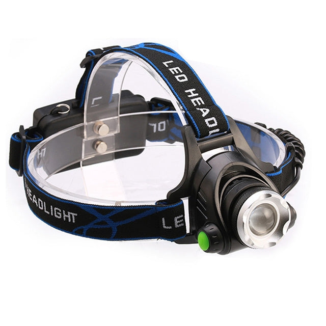 Torcia LED T6 zoomabile a luce forte per pesca, campeggio