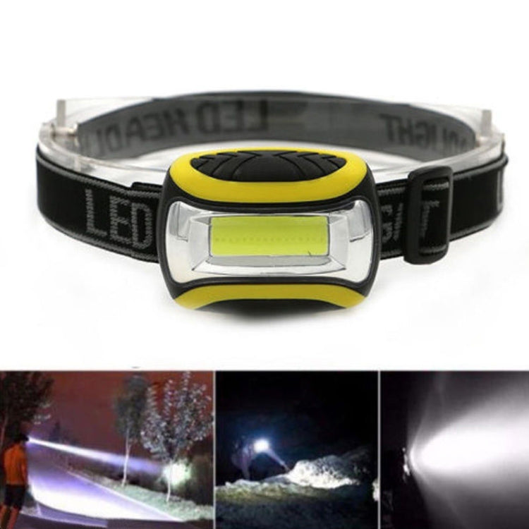 Lampada frontale da esterno COB Lampada frontale a LED Torcia frontale a 3 modalità Faro anteriore Linterna Torcia frontale per luce da pesca in bicicletta
