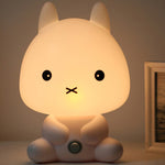 Lampade per cameretta per bambini Luce notturna per animali domestici in plastica in PVC Lampadina per bambini a LED per sonno, Panda US, Dog US, Panda EU, Dog EU, Rabbit US, Bear US, Rabbit EU, Bear EU