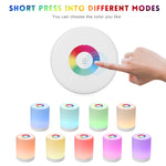 Lampada dimmer a induzione con controllo tattile a LED Luce notturna da comodino ricaricabile con cambio colore RGB dimmerabile intelligente