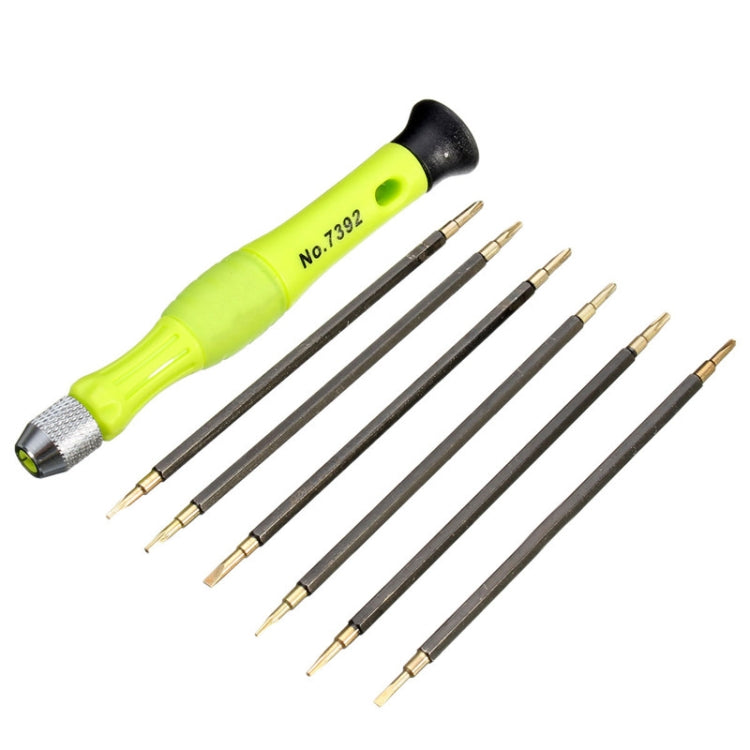 Set di kit di cacciaviti portatili 7 in 1 Set di utensili manuali per riparazioni professionali in acciaio legato al cromo vanadio, 7 in 1 Alloy