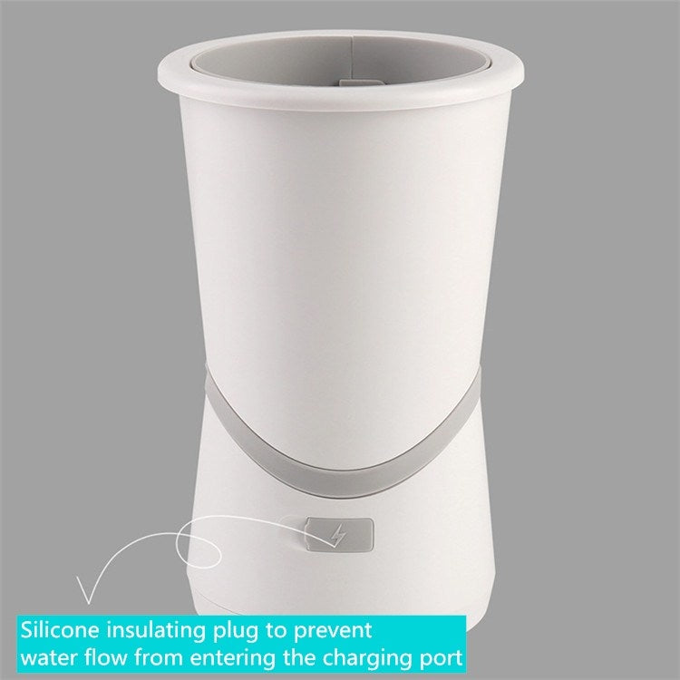 Tazza elettrica lavapiedi per cane ricaricabile USB