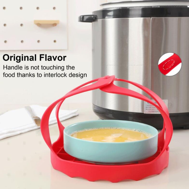 Vaporiera in silicone per pentola a pressione con imbracatura a vapore, Silicone Steamer