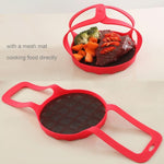Vaporiera in silicone per pentola a pressione con imbracatura a vapore, Silicone Steamer