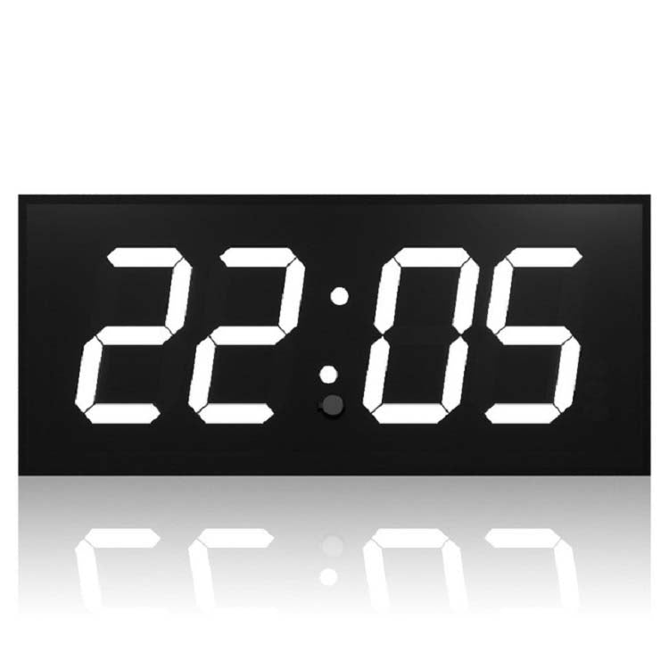 Orologio elettronico digitale a grande schermo a LED, telecomando, orologio da parete bifacciale, spina americana