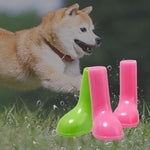 4 pezzi/set stivali da pioggia per animali domestici scarpe per cani antiscivolo impermeabili, S, M, L