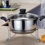 Ripiano per cucina con tappetino per pentola a vapore Wok, Kitchen Shelf