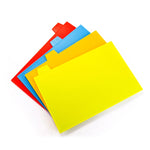 Tagliere classificato 4 in 1 Set di taglieri per frutta in plastica multifunzionale per uso domestico, 4 in 1 Square