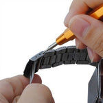 Strumento per la riparazione dell'orologio da 10 pezzi Strumento per l'installazione e la rimozione del cinturino Strumento per la rimozione della barra a molla del perno di collegamento del cinturino, consegna in stile casuale, 12.5cm Watch Repair Tool