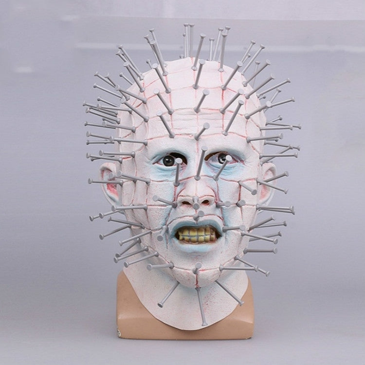 Maschera Pinhead Halloween in lattice 32x24x32 cm