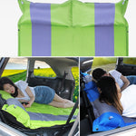 Letto gonfiabile automatico per auto SUV, letto gonfiabile per auto, materasso ad aria per esterni, letto per auto, fonti automatiche, letto da viaggio, Orange, Blue