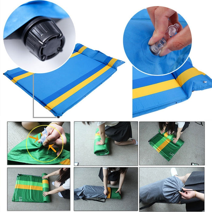Letto gonfiabile automatico per auto SUV, letto gonfiabile per auto, materasso ad aria per esterni, letto per auto, fonti automatiche, letto da viaggio, Orange, Blue